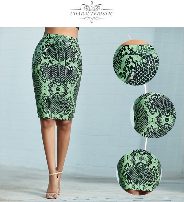 Fashion Knitted Pencil Women Bandage Skirt - Image 4