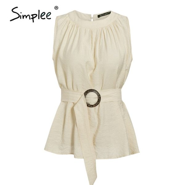 Elegant Sleeveless Women Tank Top - Image 4