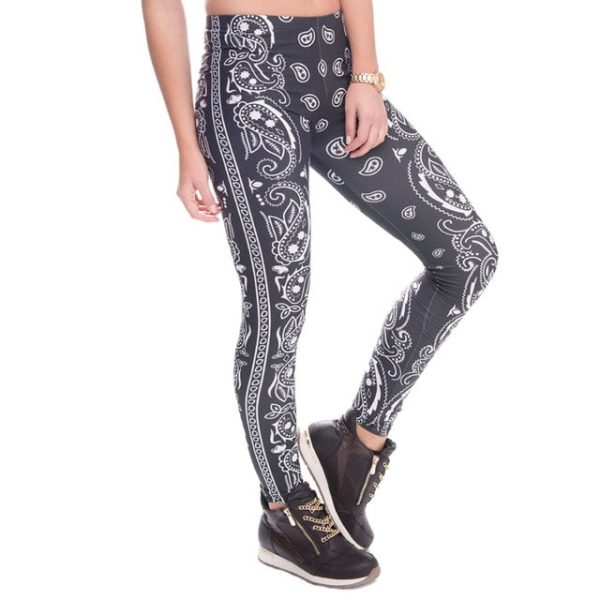 High Elasticity Printed Leggings - Image 2