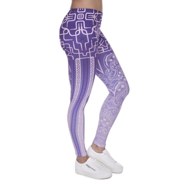 High Elasticity Printed Leggings - Image 6